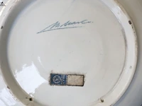 Lot 214 - spaans sierbord - afbeelding 3 van  3