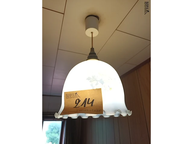 Lot 214 - vintage plafondlamp - afbeelding 1 van  3
