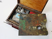 Lot 216 - schilderkoffer - afbeelding 3 van  3
