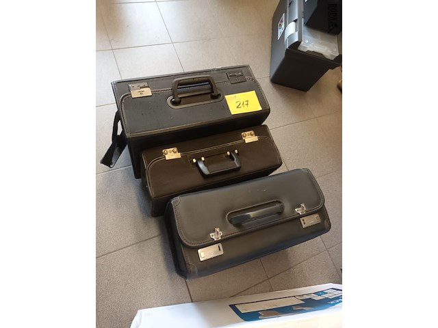 Lot 217 - materiaalkoffers. 3 stuks - afbeelding 1 van  4