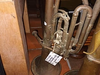 Lot 218 - koperen tuba. 2 stuks - afbeelding 2 van  5