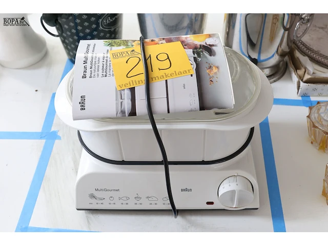 Lot 219 - braun multigourmet stoomkoker - afbeelding 1 van  2