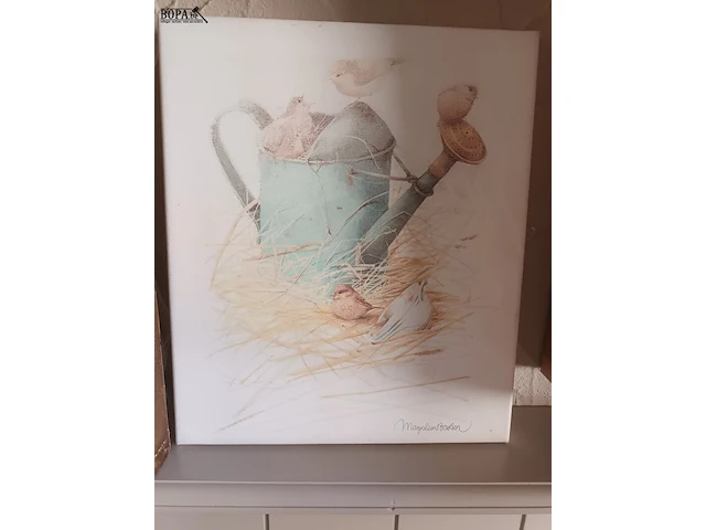 Lot 22 - canvas. 2 stuks - afbeelding 3 van  3