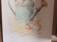 Lot 22 - canvas. 2 stuks - afbeelding 3 van  3