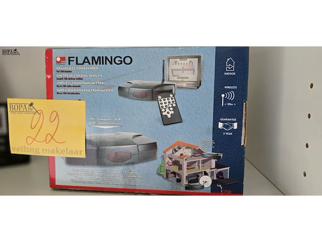 Lot 22 - flamenco draadloze coax zender - afbeelding 1 van  3