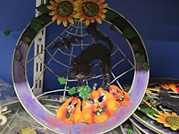 Lot 22 - halloween muur deco, 3 soorten, ong 21 stuks - afbeelding 2 van  4