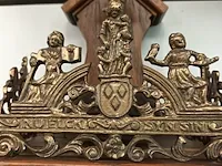 Lot 22 - muurklok met 2 gewichten - afbeelding 2 van  5