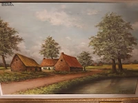 Lot 22 - schilderij hoeve - afbeelding 3 van  3