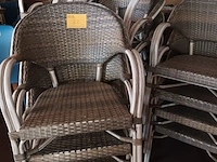 Lot 22 - terrasstoelen. 18 stuks - afbeelding 1 van  4