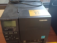 Lot 22 - toshiba barcode labelprinter - afbeelding 1 van  6