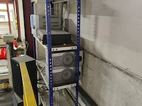 Lot 220 - metalen rekje met radio en cd speler - afbeelding 4 van  4