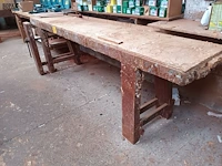 Lot 223 - houten werkbank - afbeelding 3 van  3