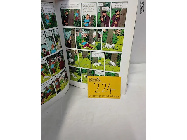 Lot 224 - boek, collectie, complete werk van hergé, kuifje, 1 stuk - afbeelding 2 van  3