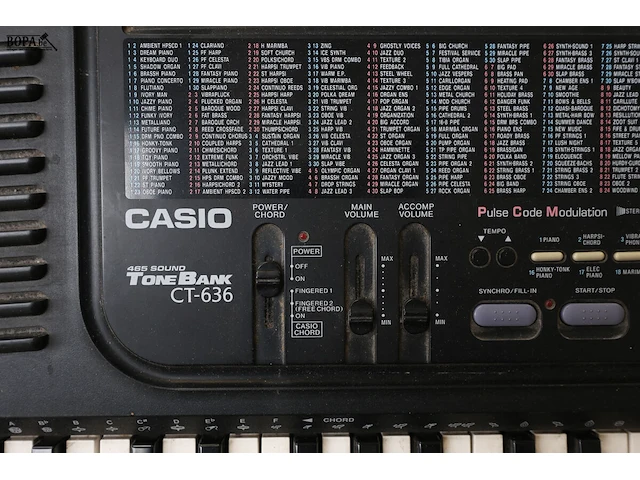 Lot 226 - casio keyboard - afbeelding 3 van  3