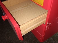 Lot 226 - rode bureau - afbeelding 3 van  3