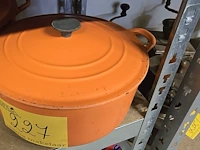 Lot 227 - creuset kookpotten 4 stuks - afbeelding 6 van  9
