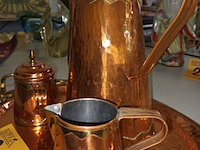 Lot 227 - koffiestel in koper - afbeelding 5 van  6