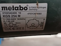Lot 23 - afkortzaag metabo - afbeelding 4 van  4