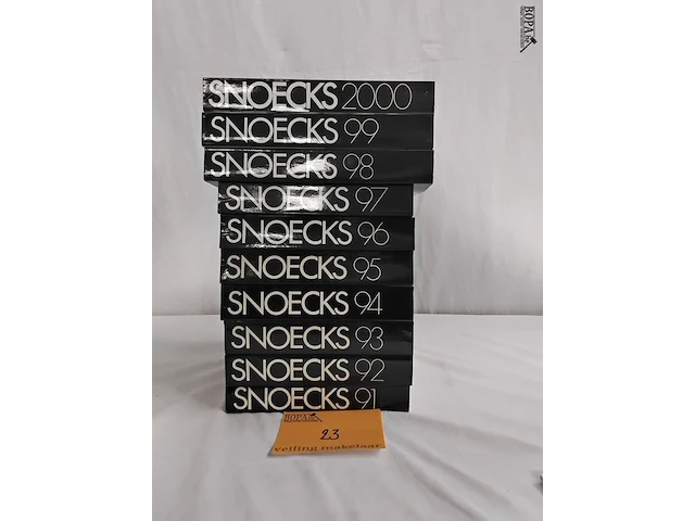 Lot 23 - lot snoecks boeken, 10 stuks - afbeelding 1 van  1