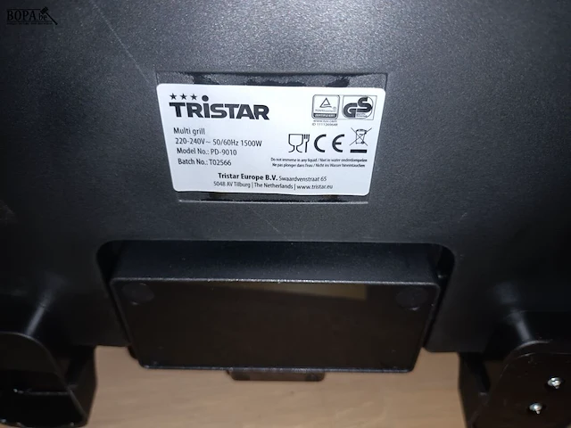 Lot 23 - multi grill tristar - afbeelding 3 van  3
