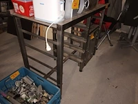 Lot 23 - rvs werktafel - afbeelding 2 van  4
