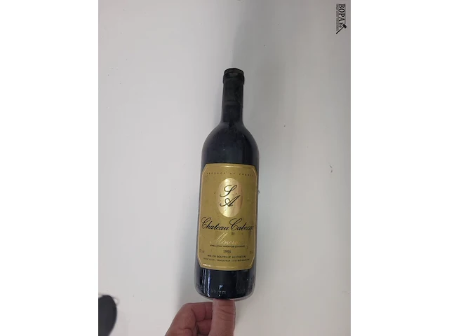 Lot 231 - partij wijn chateau cabezac 1986 7 ex. - afbeelding 3 van  3
