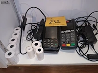 Lot 232 - betaalterminal. 2 stuks - afbeelding 1 van  5