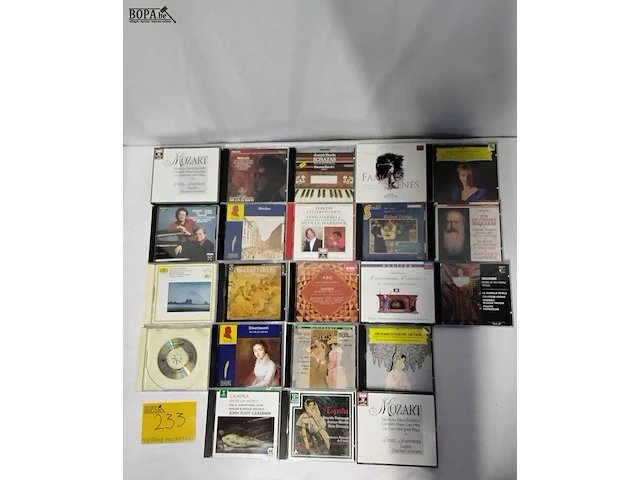 Lot 233 - lot cd's, klassiek, 23 stuks - afbeelding 1 van  1