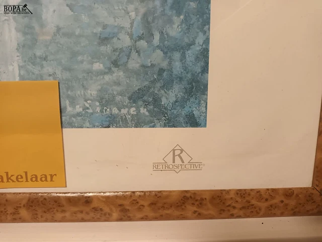 Lot 233 - poster in kader - afbeelding 2 van  4