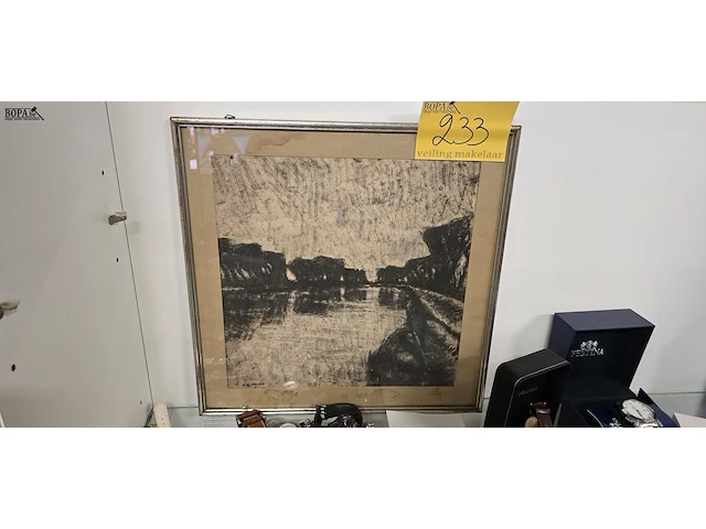 Lot 233 - werk van roeselaarse kunstenaar alfons blomme - afbeelding 1 van  4
