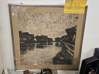 Lot 233 - werk van roeselaarse kunstenaar alfons blomme - afbeelding 1 van  4