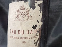 Lot 234 - fles wijn chateau du haire 1954 - afbeelding 2 van  3