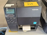 Lot 234 - toshiba barcode labelprinter (h) - afbeelding 1 van  5