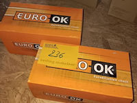 Lot 236 - bankbiljet euro-ok check. 2 stuks - afbeelding 1 van  2