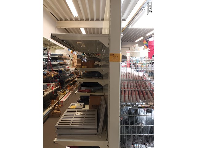 Lot 237 - dubbelzijdig gondella rek - afbeelding 3 van  3