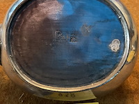 Lot 238 - antieken tinnen theepot - afbeelding 3 van  3