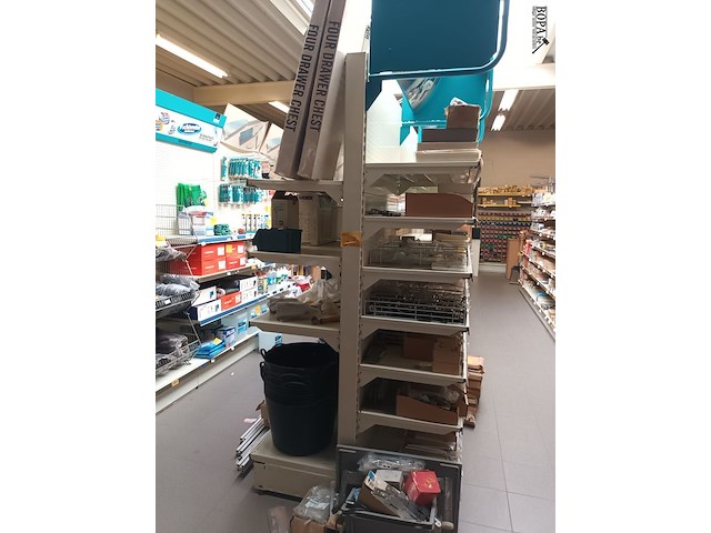 Lot 238 - dubbelzijdig gondella rek - afbeelding 1 van  3