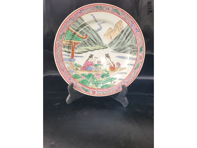 Lot 239 - paar chineese borden - afbeelding 2 van  4