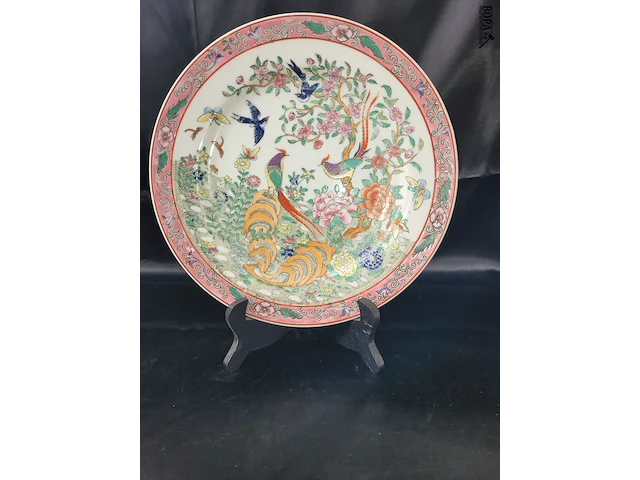 Lot 239 - paar chineese borden - afbeelding 3 van  4