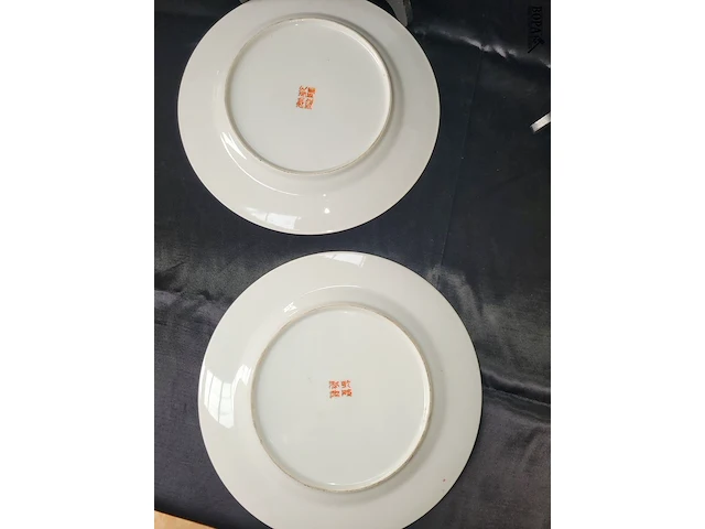 Lot 239 - paar chineese borden - afbeelding 4 van  4
