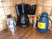 Lot 24 - koffiezet met toebehoren. 6 stuks - afbeelding 1 van  4