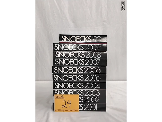 Lot 24 - lot snoecks boeken, 10 stuks - afbeelding 1 van  1