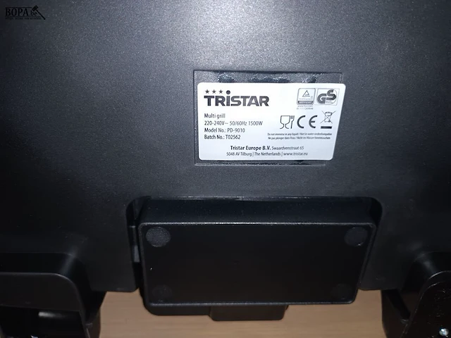 Lot 24 - multi grill tristar - afbeelding 3 van  3