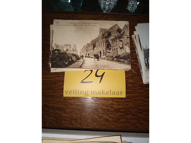 Lot 24 - oude postkaarten. 9 stuks - afbeelding 1 van  3