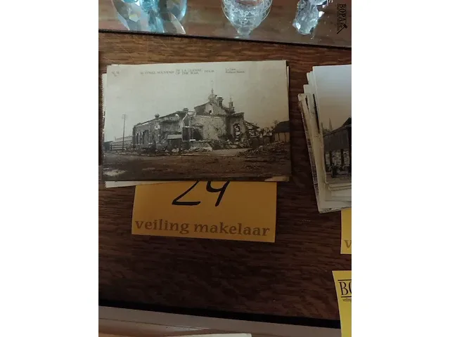 Lot 24 - oude postkaarten. 9 stuks - afbeelding 2 van  3