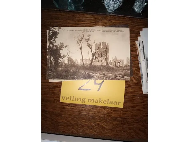 Lot 24 - oude postkaarten. 9 stuks - afbeelding 3 van  3