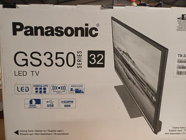Lot 24 - panasonic 80 cm led tv - afbeelding 2 van  6