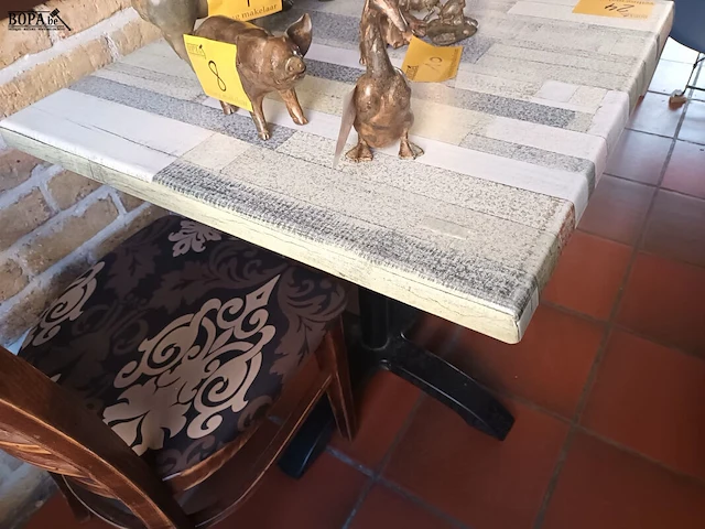 Lot 24 - terrastafel. 2 stuks - afbeelding 2 van  5