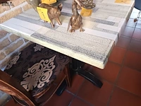 Lot 24 - terrastafel. 2 stuks - afbeelding 2 van  5