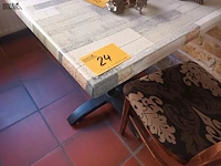 Lot 24 - terrastafel. 2 stuks - afbeelding 5 van  5